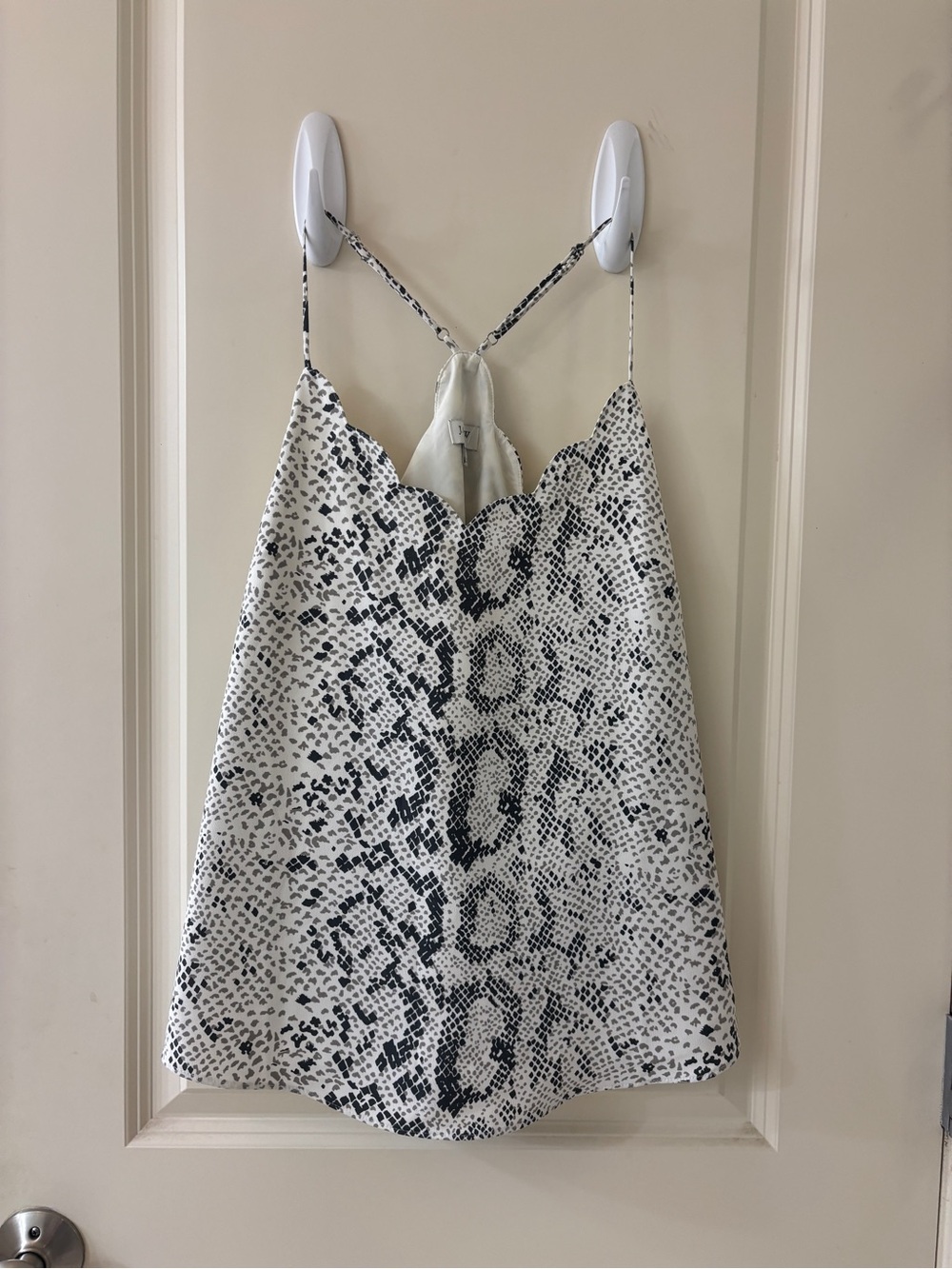 J.Crew Snake Print Cami Top | Size 6 | Crossback Straps